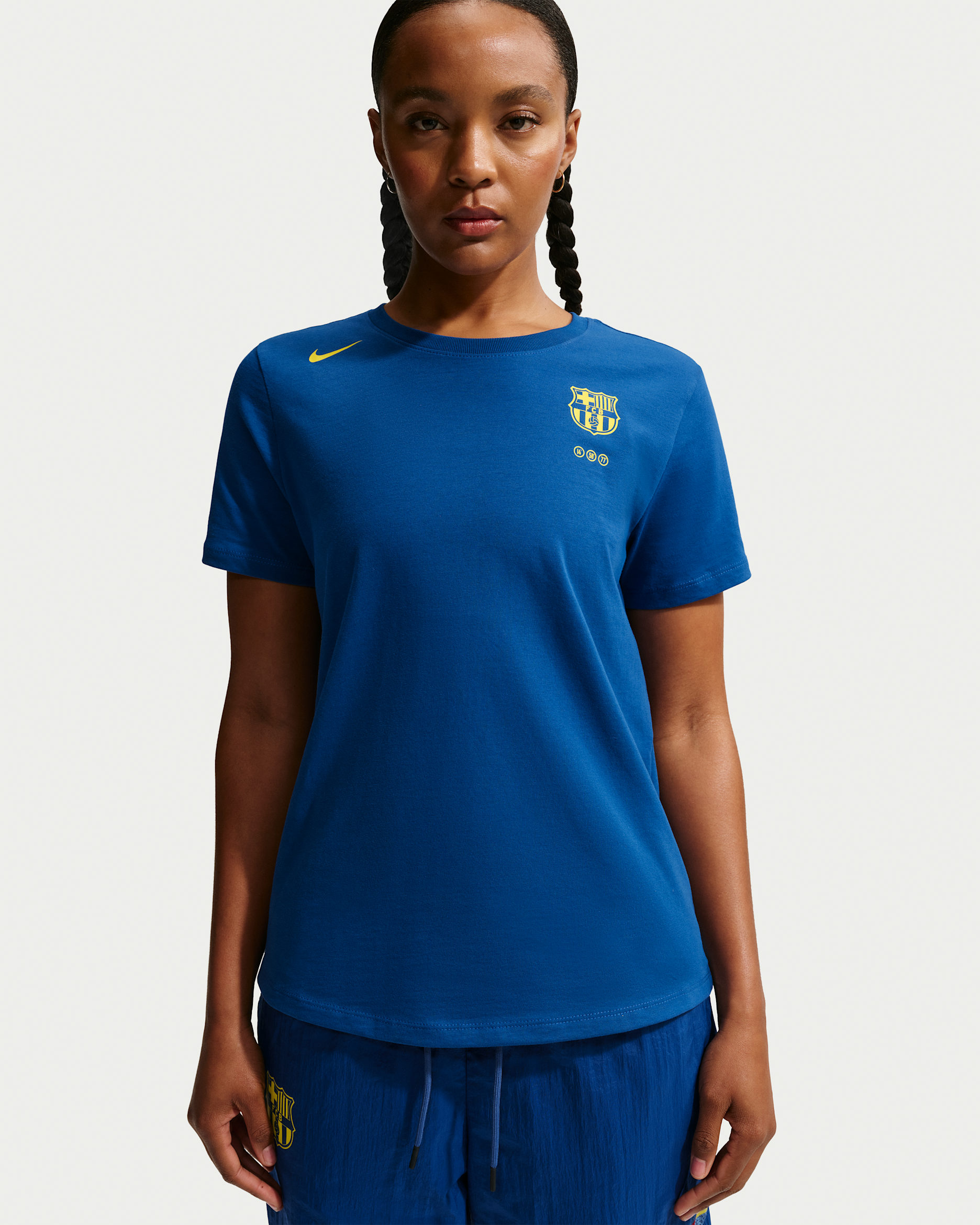 T-shirt de futebol Nike do quarto equipamento Adepto FC Barcelona